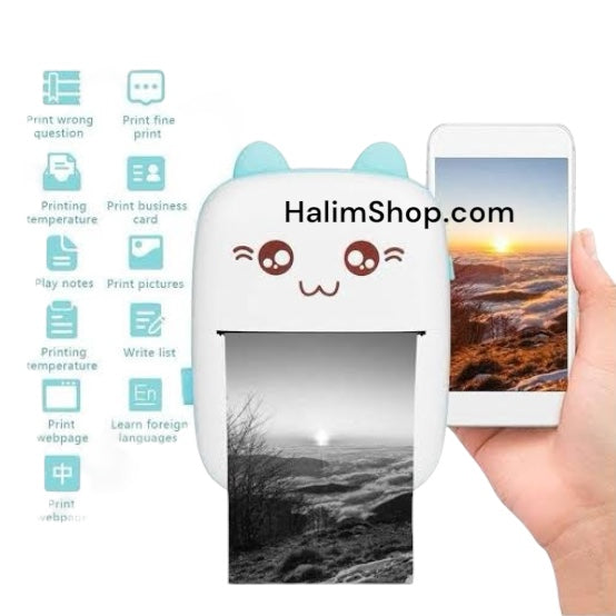 Portable Thermal Mini Photo Printer