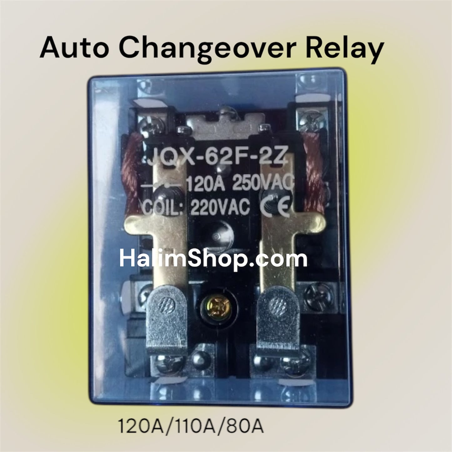 Auto Changeover Relay 220V AC JQX-62F-2Z