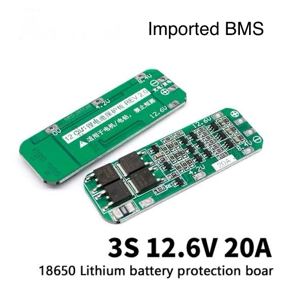 BMS 3S 12.6V BMS - Lithium Battery 3S 12V 10A Charge Protection Board BMS