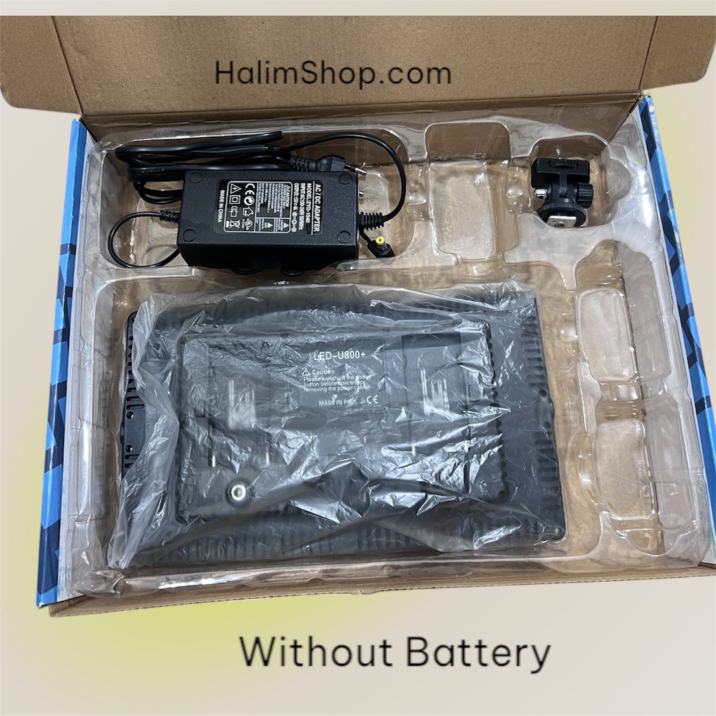 220V LED-U800+ Video LIGHT Camera Bi-color Without Batterie’s