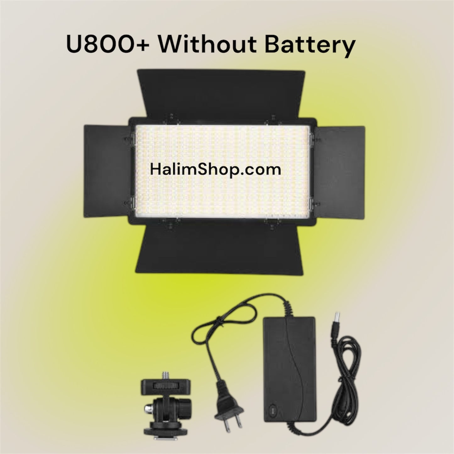 220V LED-U800+ Video LIGHT Camera Bi-color Without Batterie’s