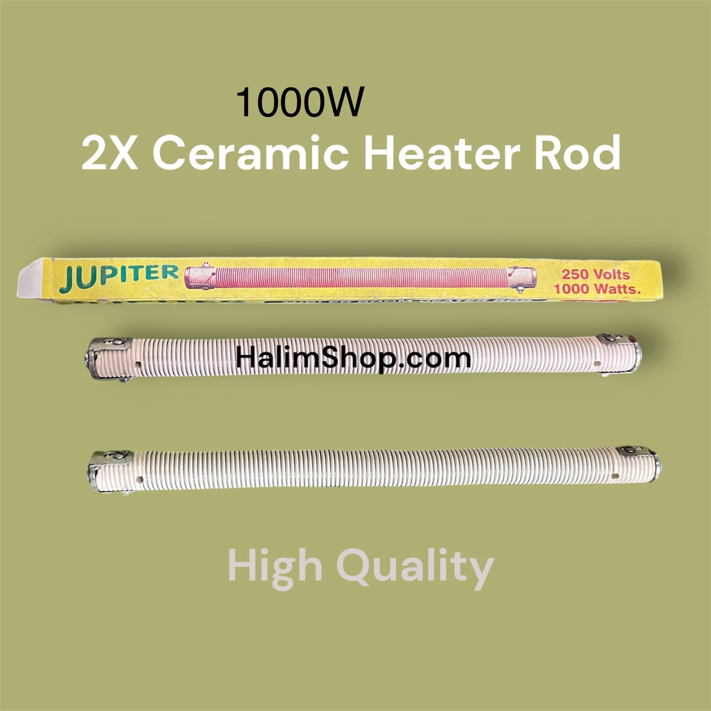 Ceramic Heater Rod 1000W 2pcs
