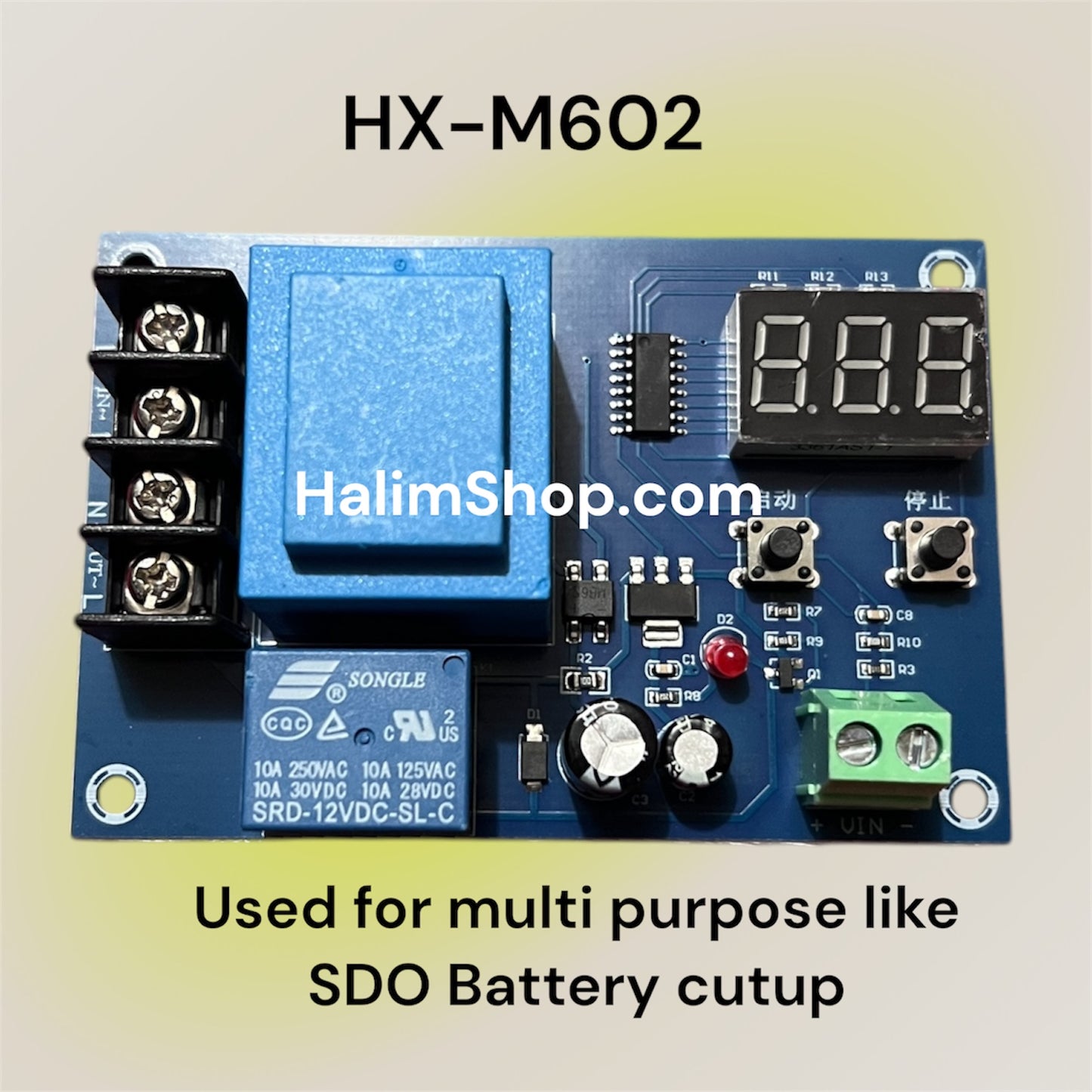 XH-M602 Module Digital Battery Charging Control Module AC 220V digital charge control