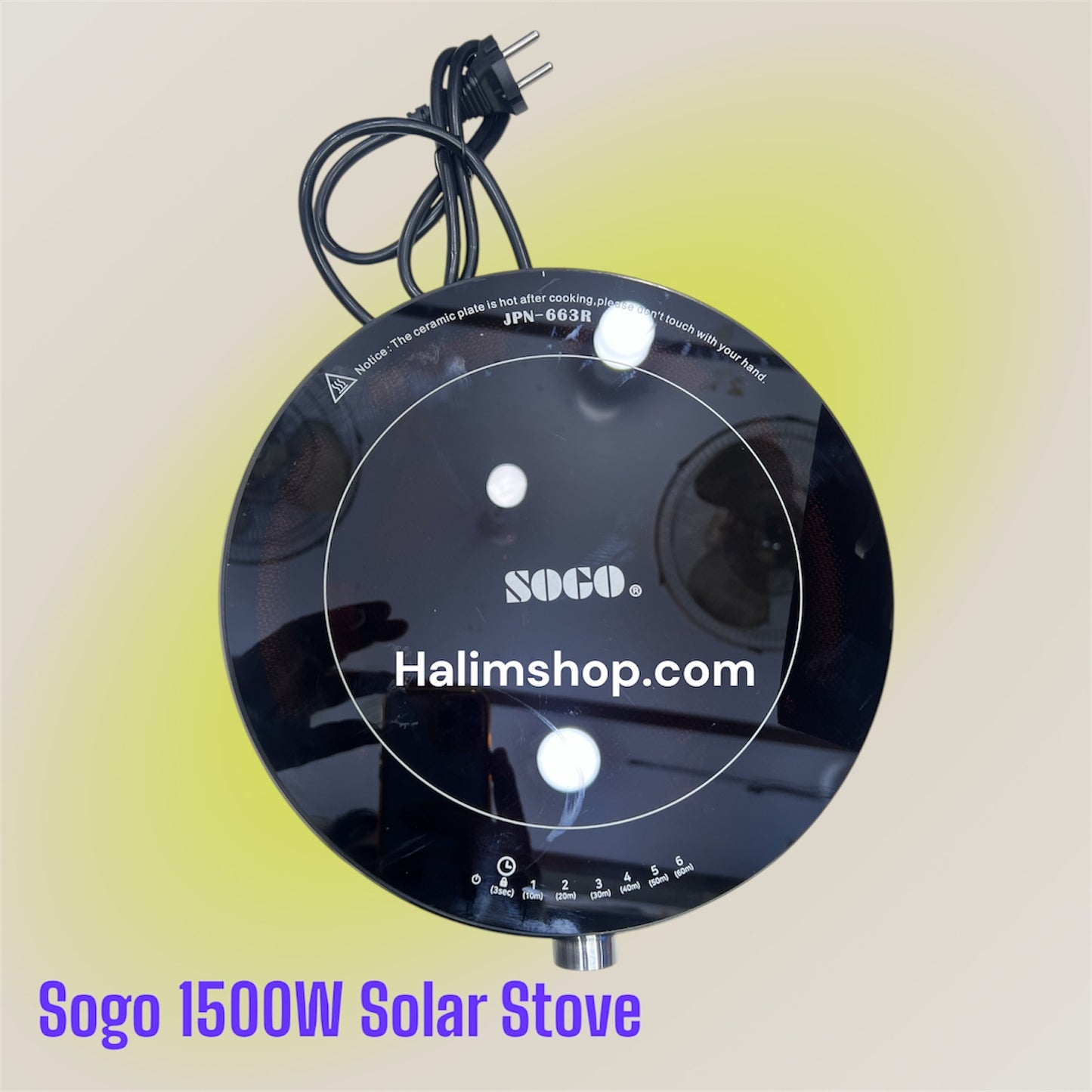 Sogo Solar Stove - Induction Stove