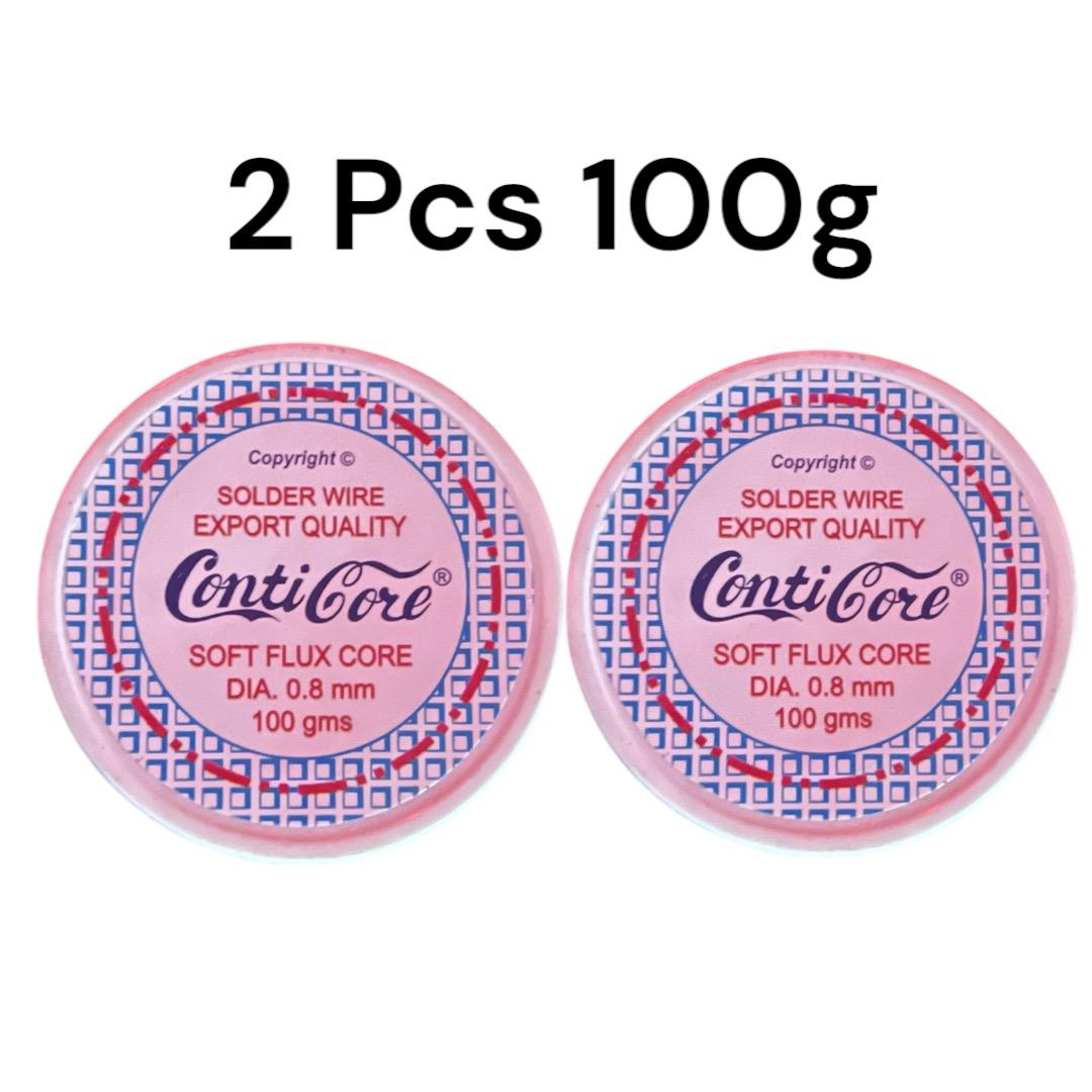 Solder Wire Soft Flux 0.8mm 100g Conticore Soldering Wire Roll | best soldering waire for any soldering iron