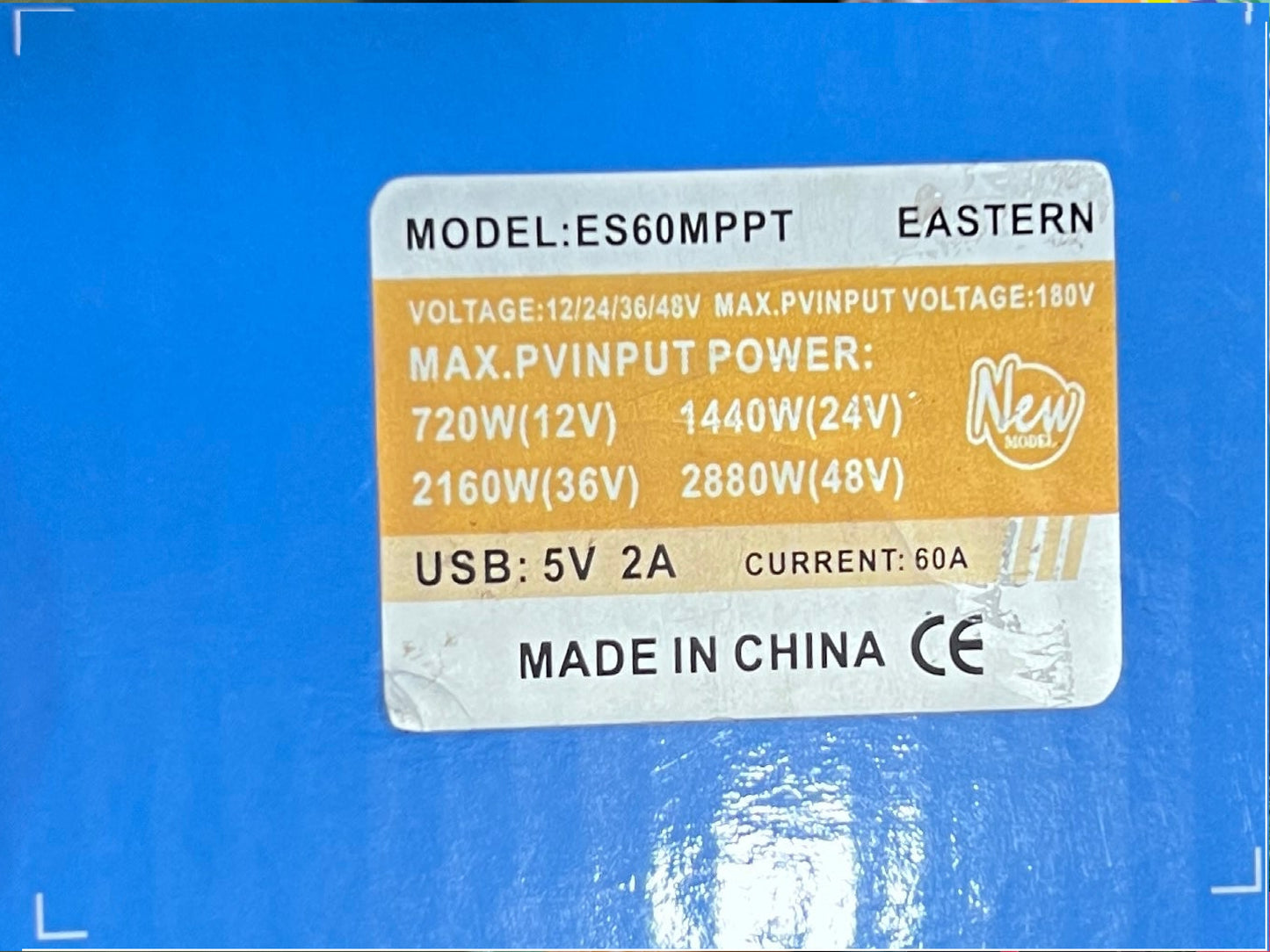 Eastern MPPT Charger 2025 | Eastern MPPT Charger 60A Model-ES60MPPT