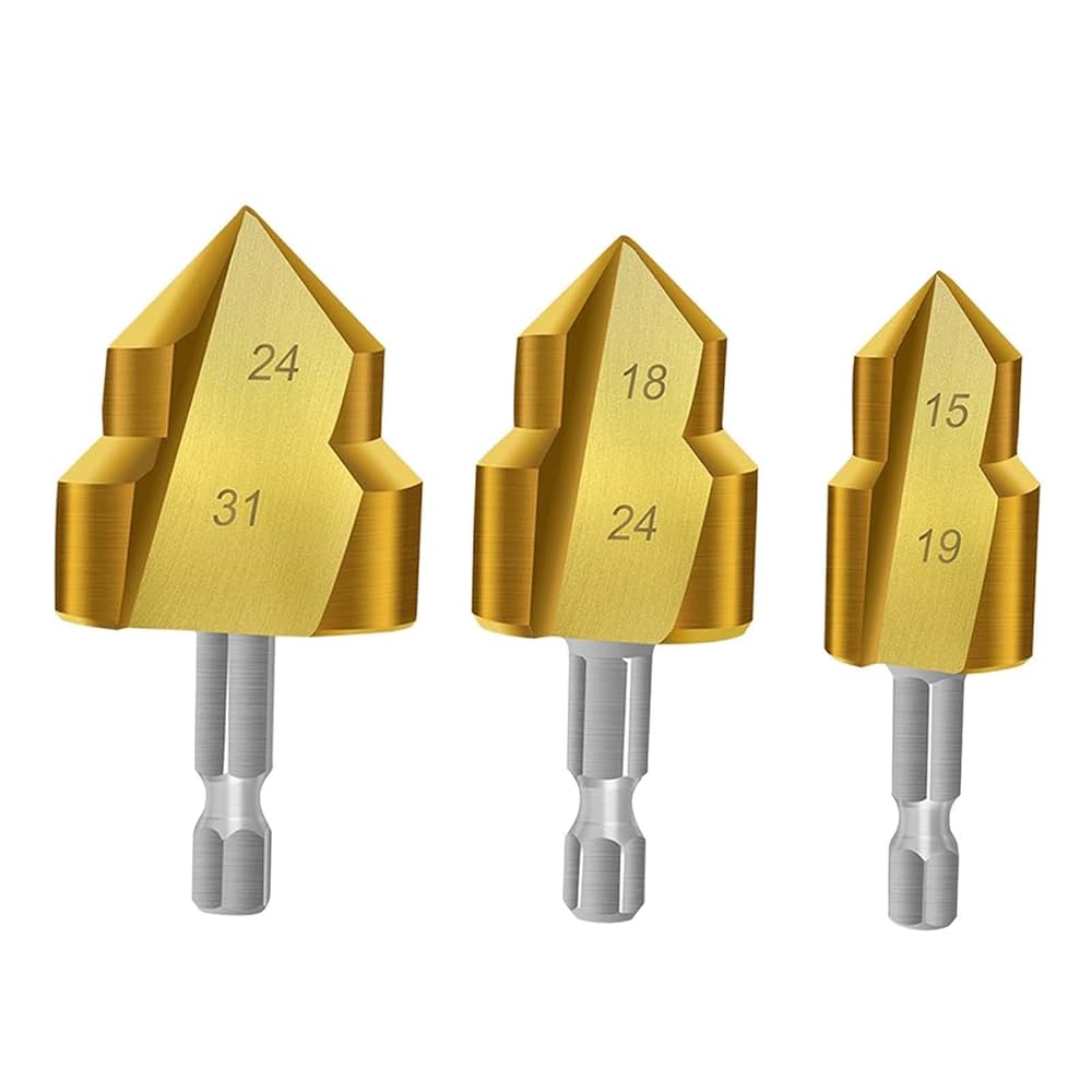 PPR Lifting Drill Bit Set Hole Opener 3 Pcs for Plumbing Works