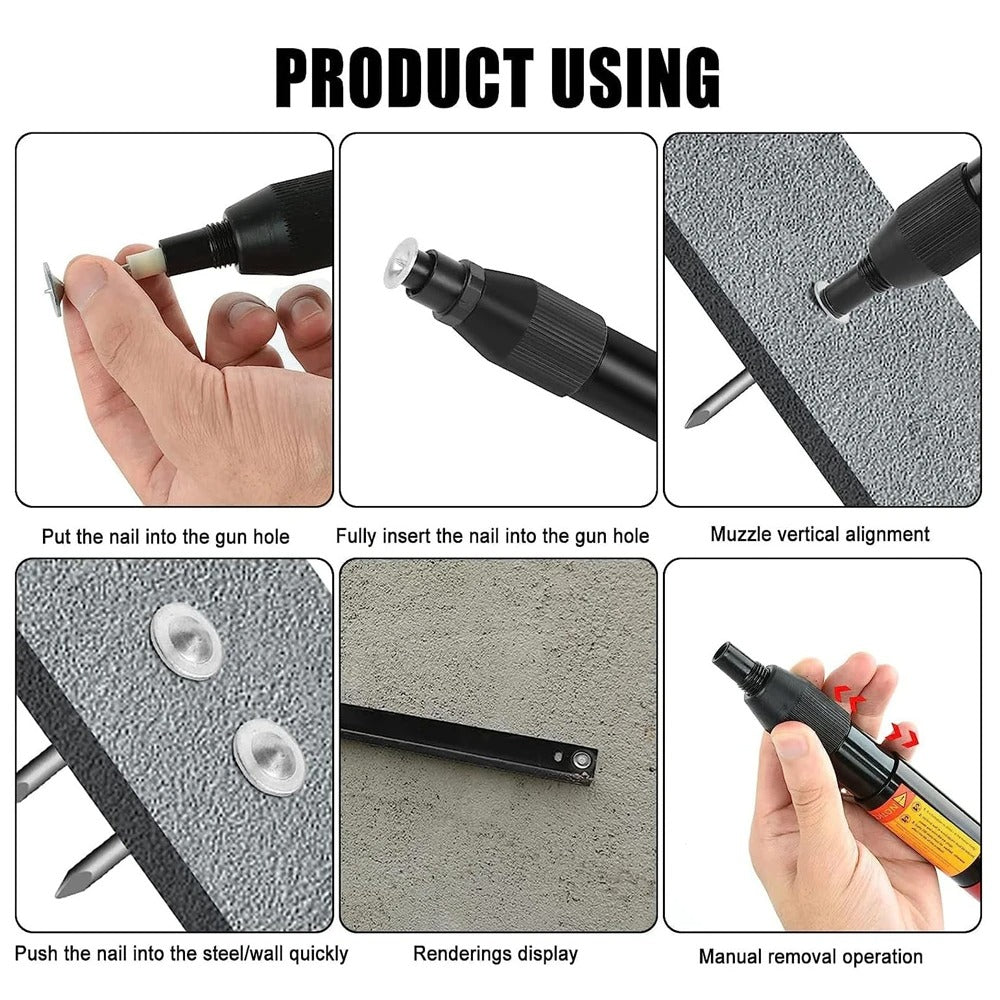 Portable Nail Gun Fire Nails Ceiling Nails - Only Gun Nails