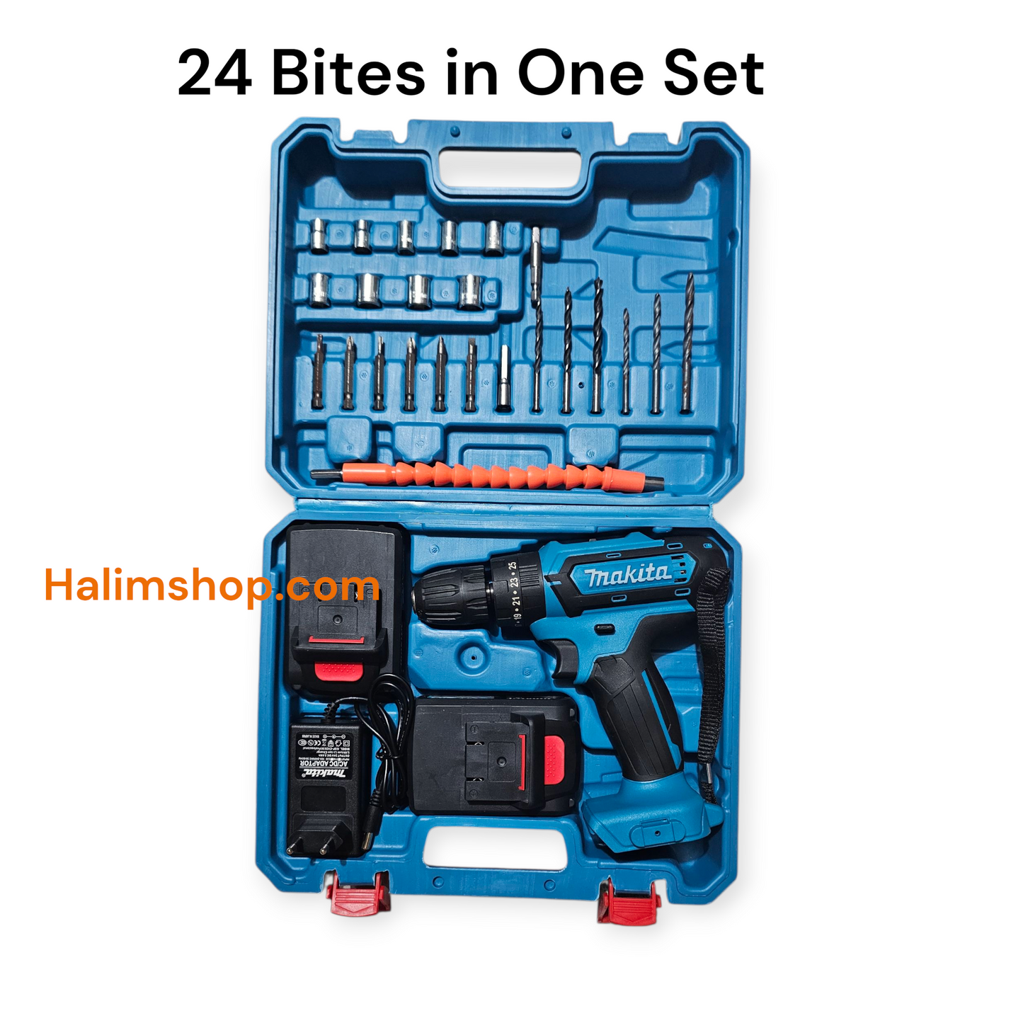 Makita 24V Cordless Hammer Drill Set