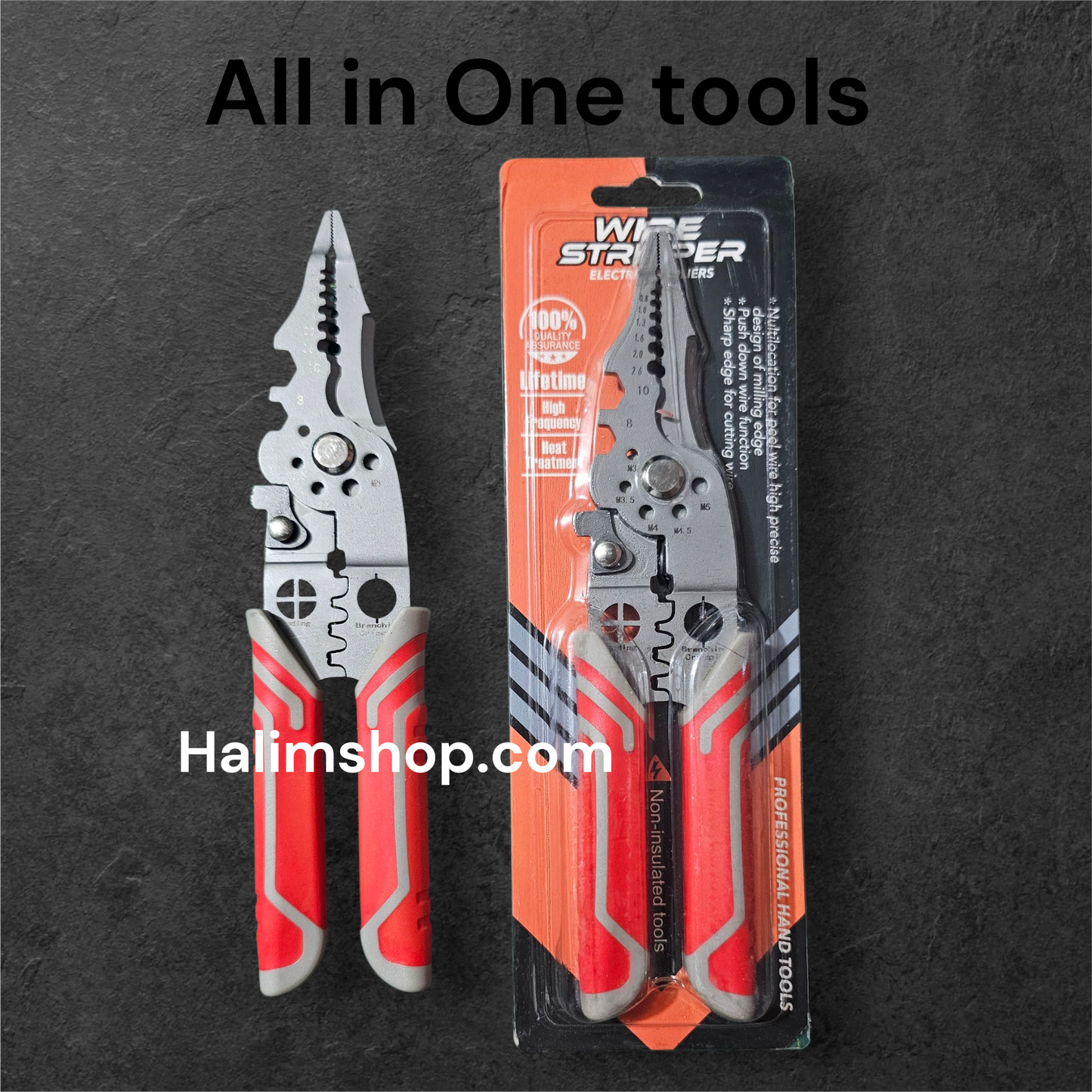 Multi-Functional 25in1 Wire Stripper, Cutter, and Crimping Plier – Tool - New Plass
