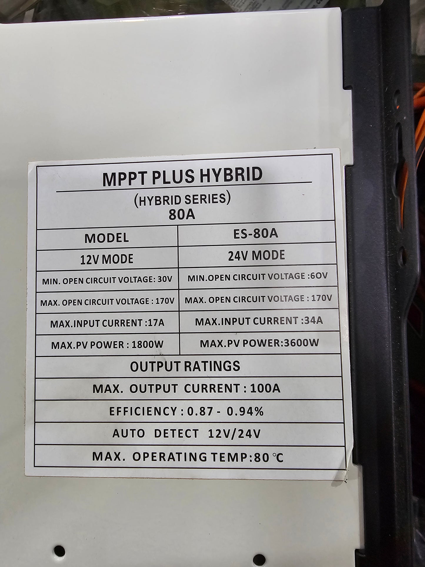 Eastern MPPT 80A to 100A High quality