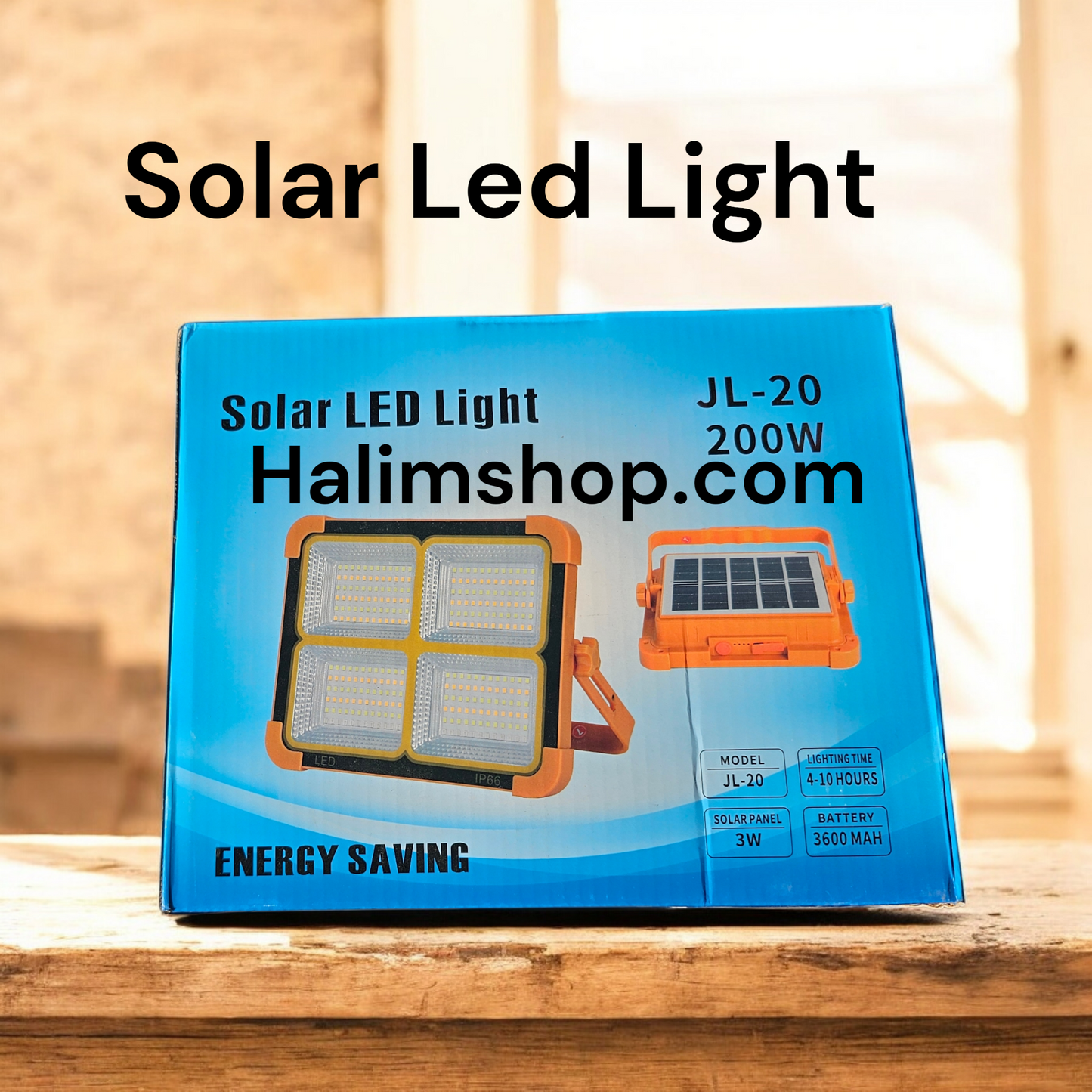 Solar Led Light With Powerbank 200W
