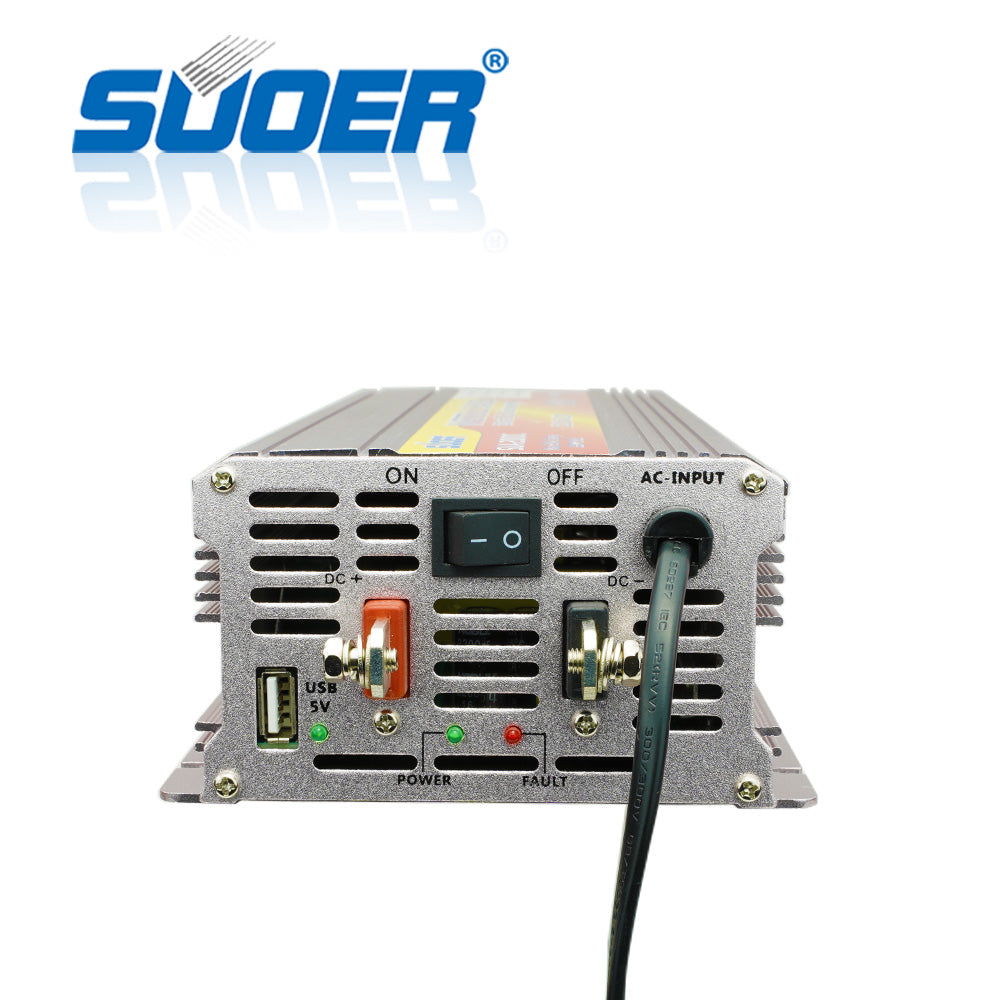 Suoer 2000W inverter 12V 220V Power Inverter with 20A Charger Local