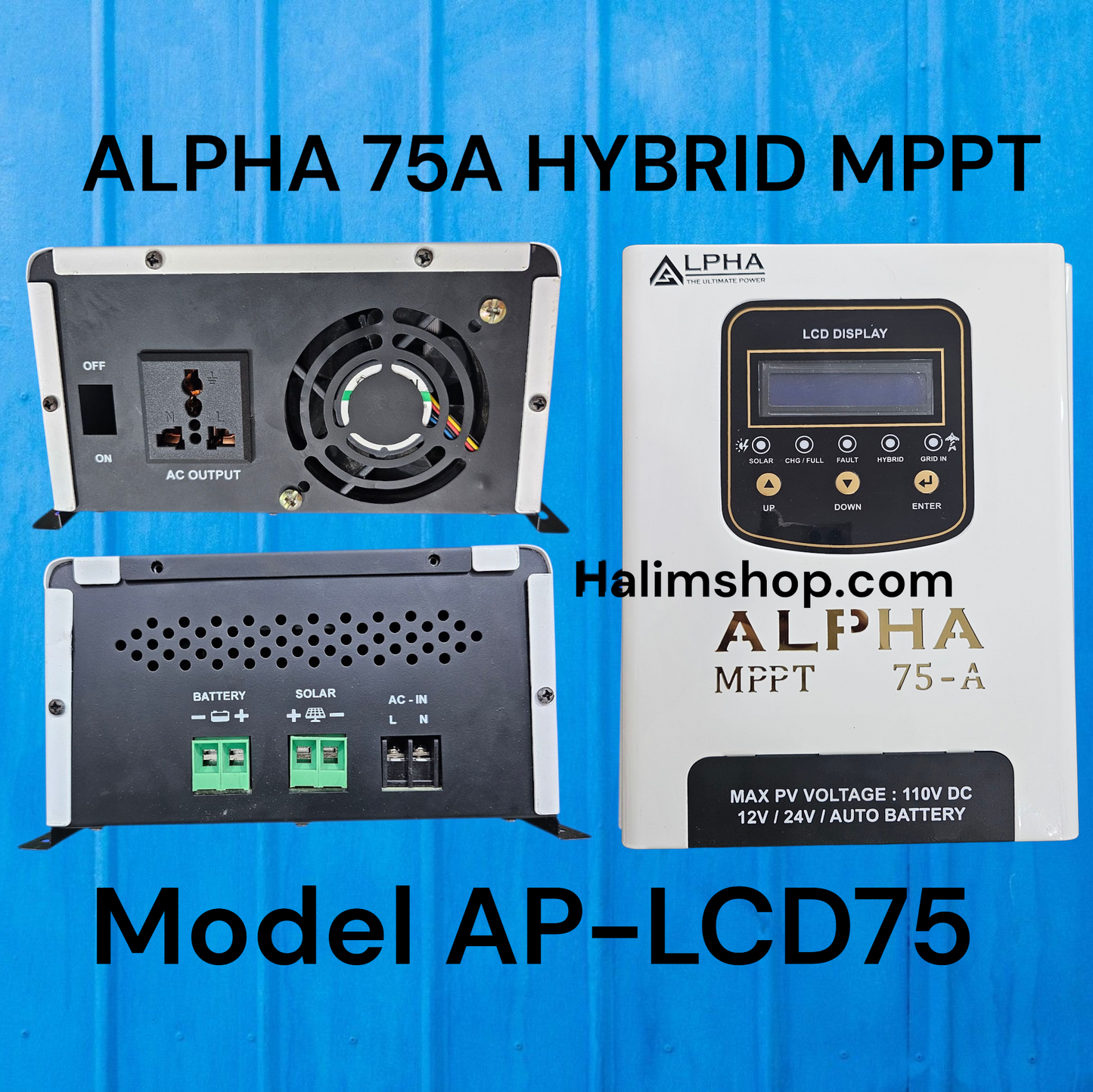 ALPHA 75A HYBRID MPPT