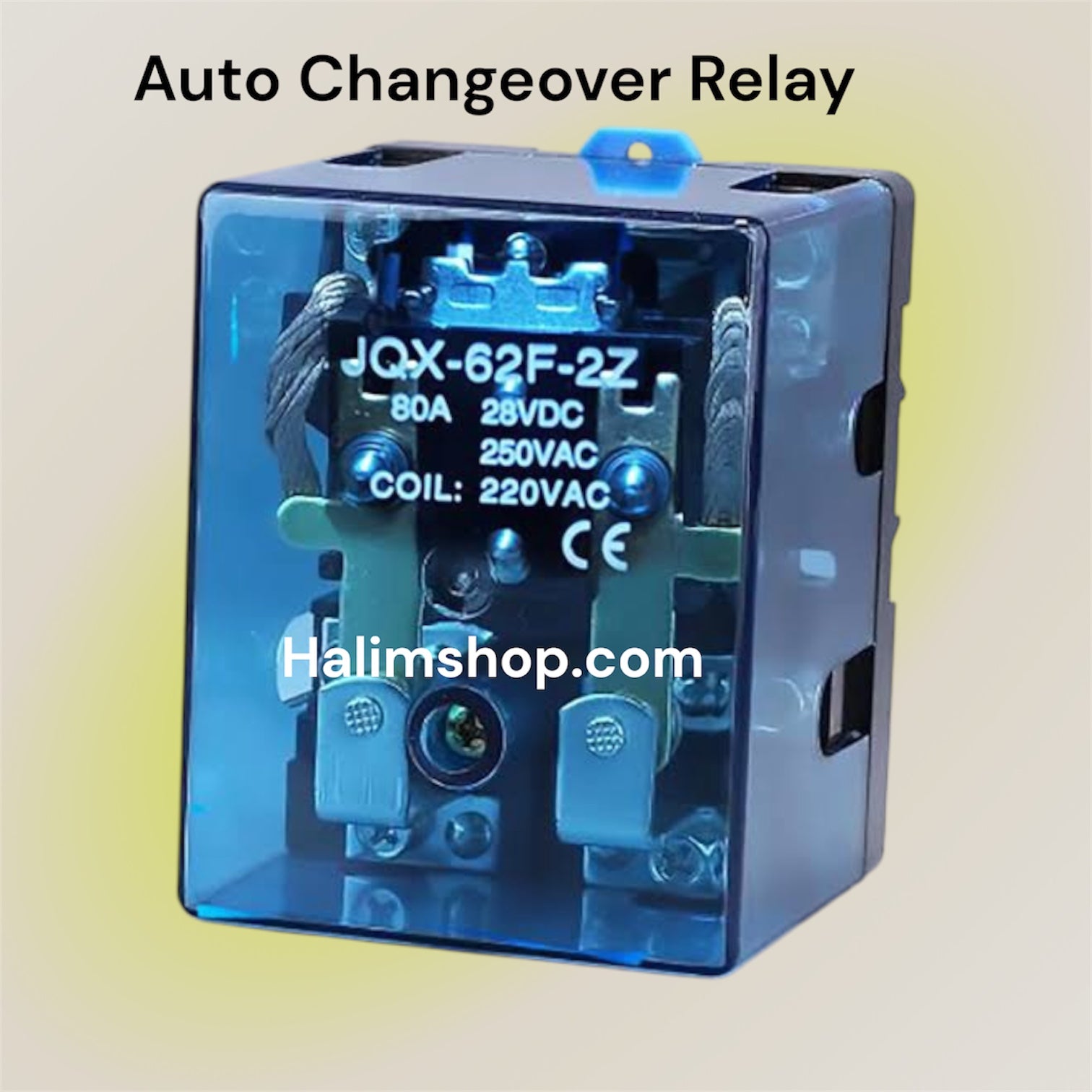 Auto Changeover Relay 220V AC JQX-62F-2Z – Halim Electronic