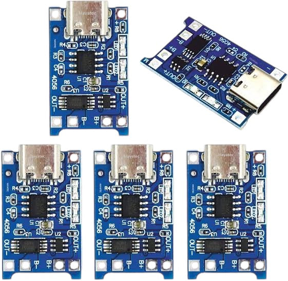 Tp4056 module, lithium cell charger board, 18650 cell charger