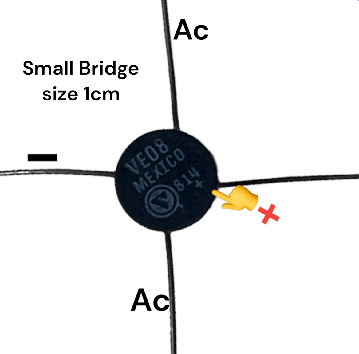 DB107 Bridge Rectifiers 1A 1000V - diode bridge - round shape bridge | Charger bridge small