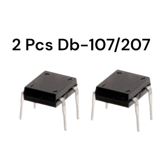 DB107 Bridge Rectifiers 1A 1000V - diode bridge - round shape bridge | Charger bridge small