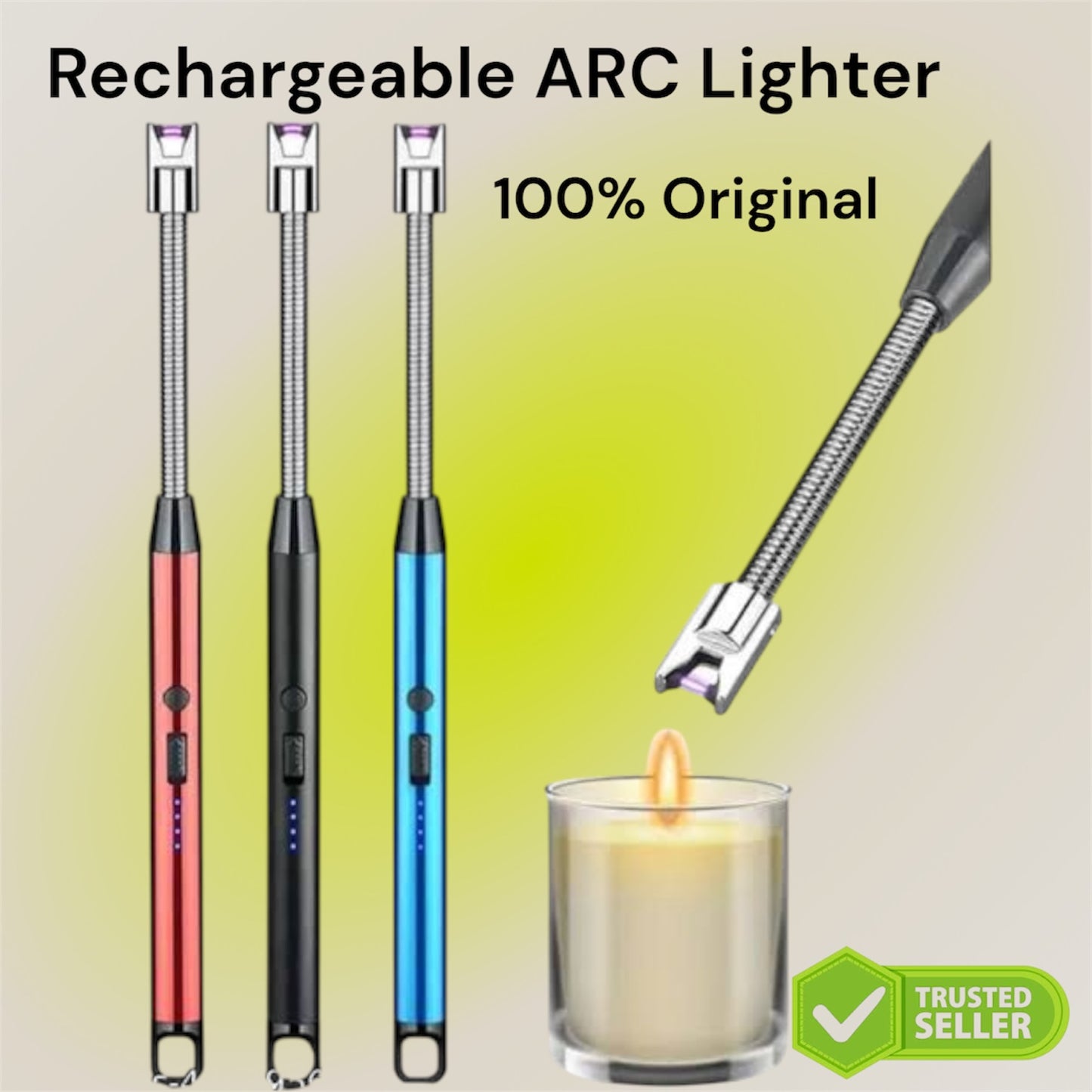 USB Rechargeable Flameless Arc Lighter