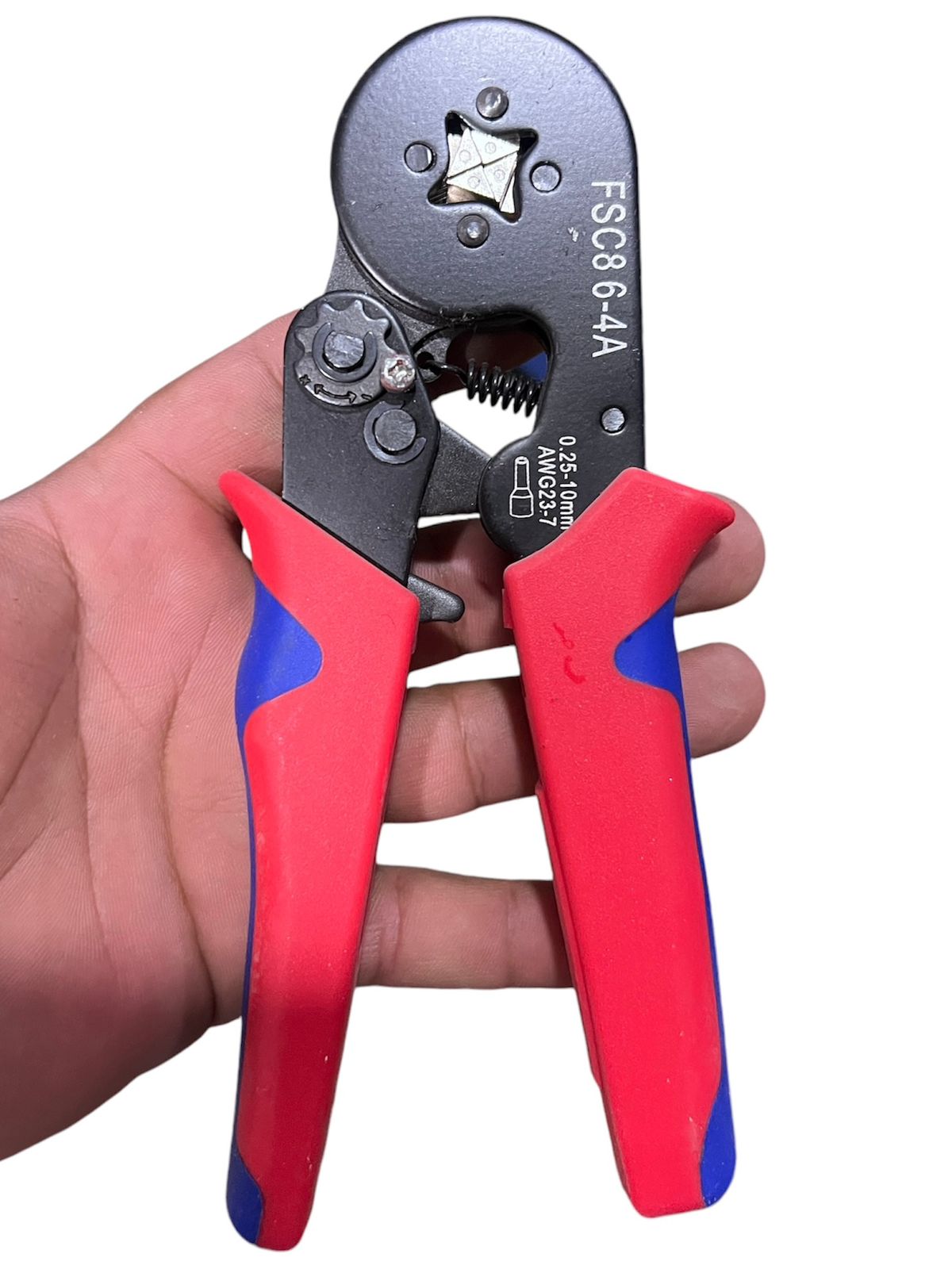 Crimping tool HSC8 6-4 0.25-10mm for ferrule tubular terminals ² 23-7AWG Ferrule Crimping Clamp Set Wire