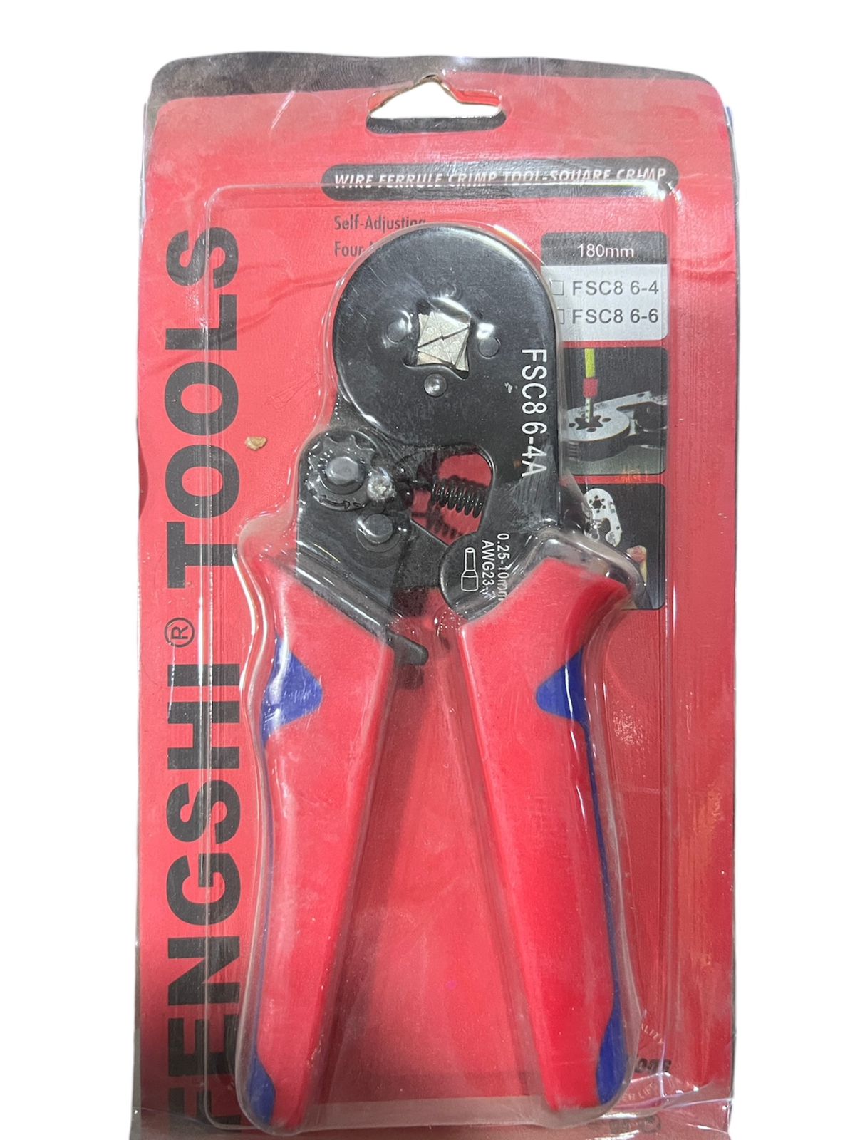 Crimping tool HSC8 6-4 0.25-10mm for ferrule tubular terminals ² 23-7AWG Ferrule Crimping Clamp Set Wire