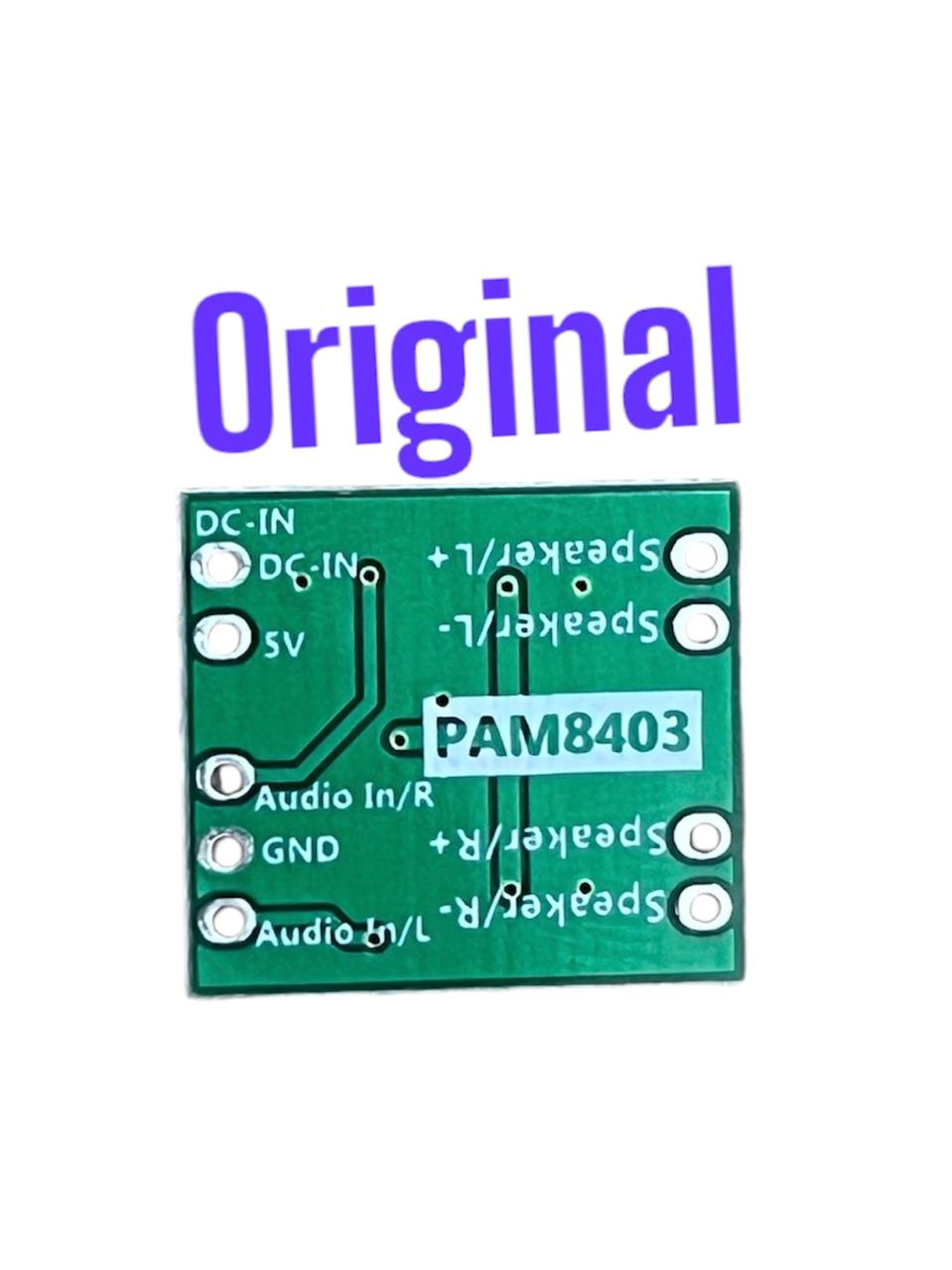 Pam8403 Dual Channel Module 2 Pcs Amplifire module - PAM8403 2 Channels 2x3W Mini Digital Audio Am ...