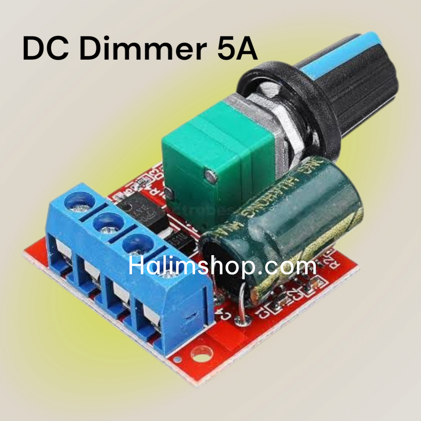 DC dimmer 5A - PWM DC 5A Mini DC Motor PWM Speed Controller Module Speed Regulator Adjustable