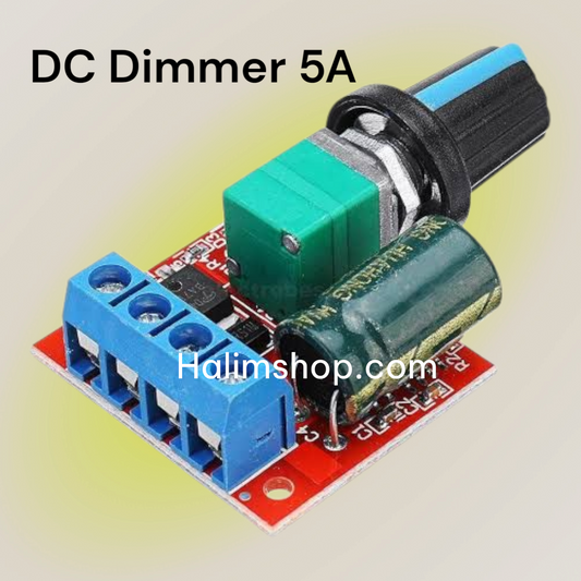 DC dimmer 5A - PWM DC 5A Mini DC Motor PWM Speed Controller Module Speed Regulator Adjustable