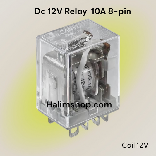 12VDC 8 Pin Relay 10A LY2N