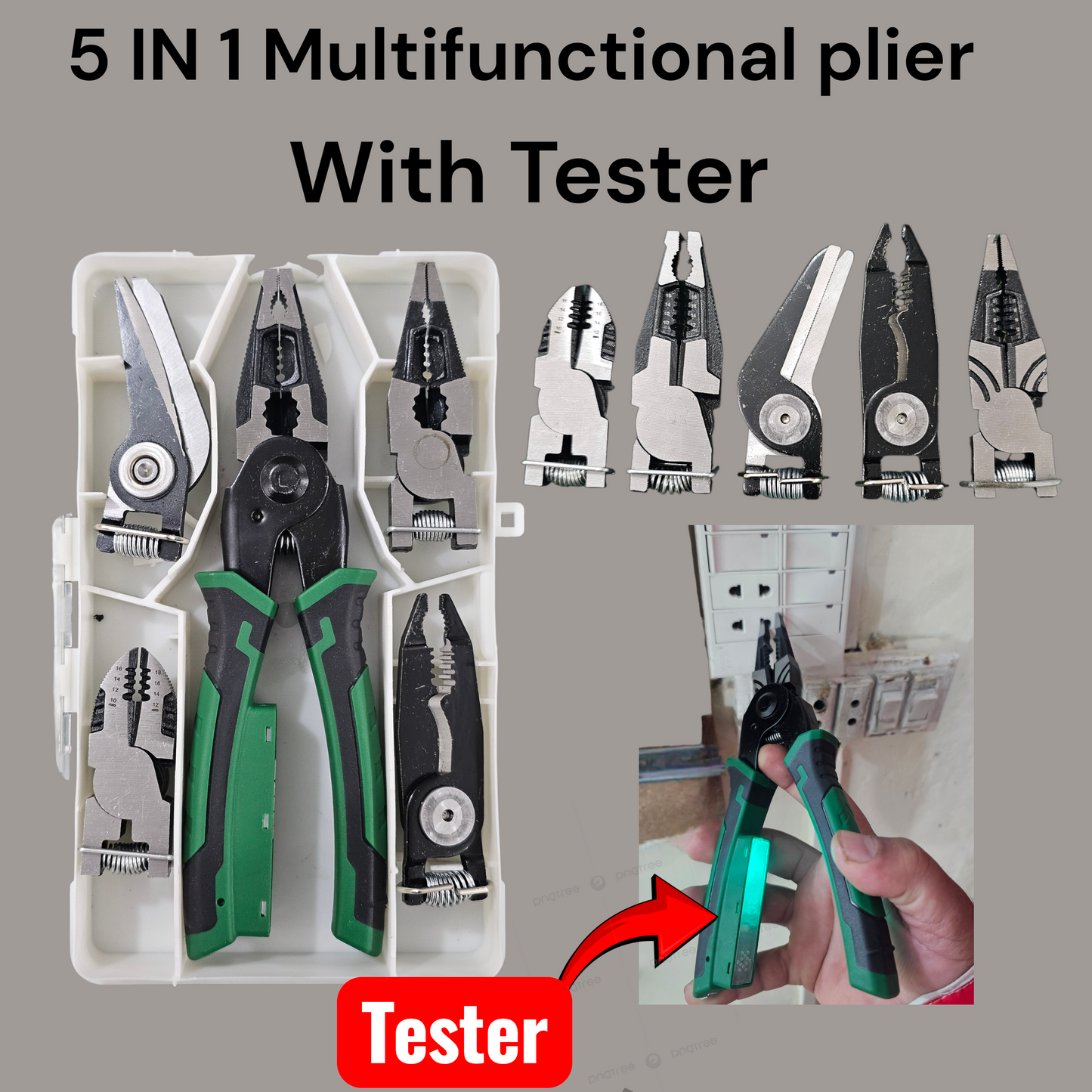 5 in 1 multifunctional Pliers Tool Kit