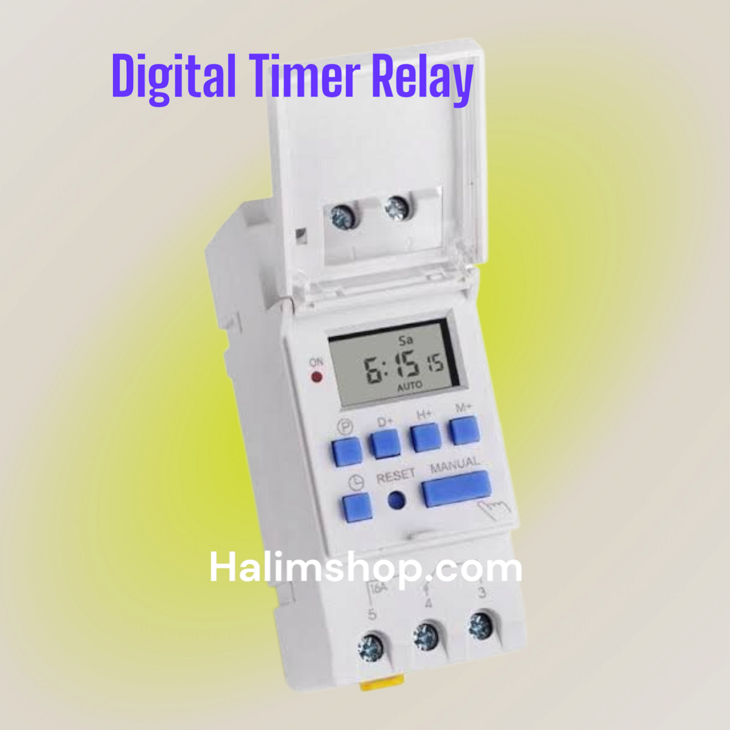 Digital Timer Switch - Programmable Timer Relay 30A