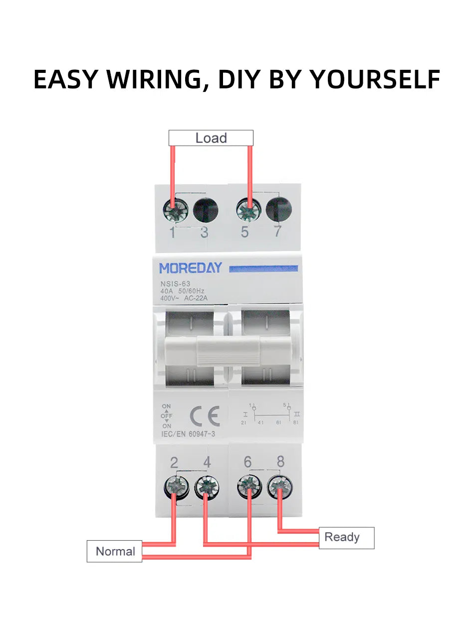 Changeover Breaker 63A 2P