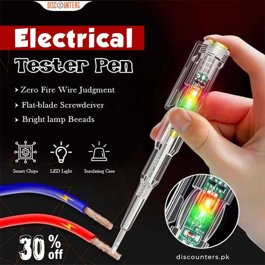 Electric Test Pencil 24-250V Line and Neutral Tester Electrical Screwdriver